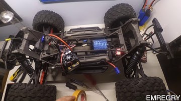 HobbyWing MAX6 ESC Traxxas X-MAXX Install