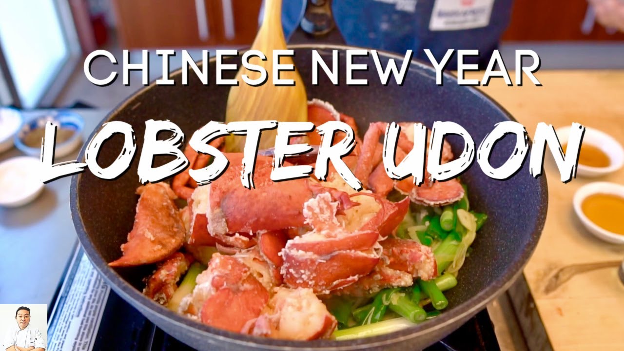 LIVE Lobster Longevity Udon Dish (GRAPHIC) Happy Chinese New Year! | Hiroyuki Terada - Diaries of a Master Sushi Chef