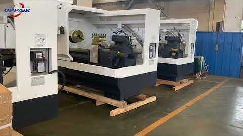 OPPAIR Slant Bed  and linear guide way CNC Lathe Application