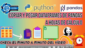 🐼 + 📋 Copiar y pegar resultados desde Pandas a una hoja de cálculo | Replicator | Pandas | Python