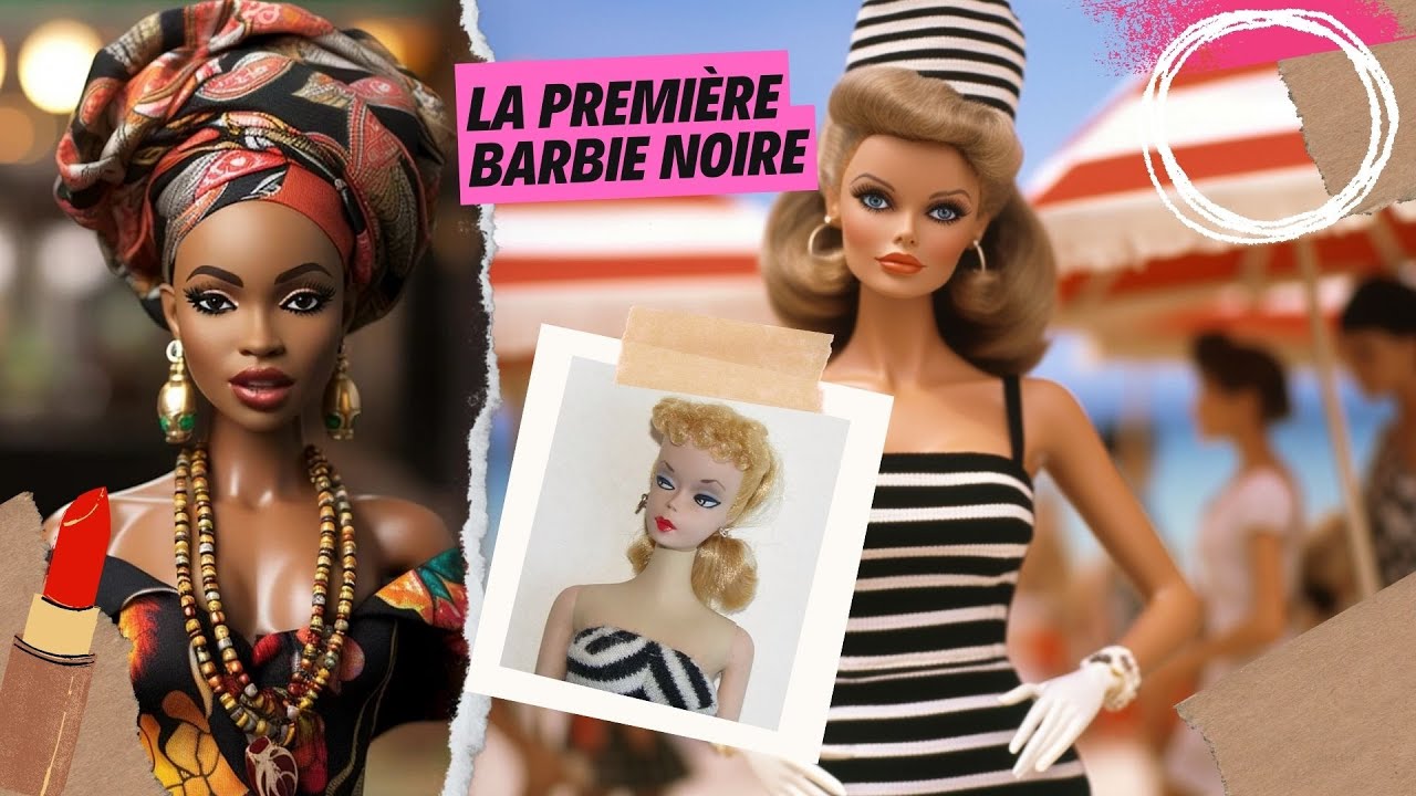 Barbie et la première Barbie noire de Mattel #barbie