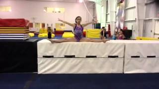 jump straddle and jump split mat drill