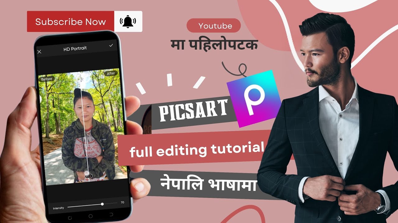 PicsArt full editing tutorial in Nepali, PicsArt color grading tips 2024