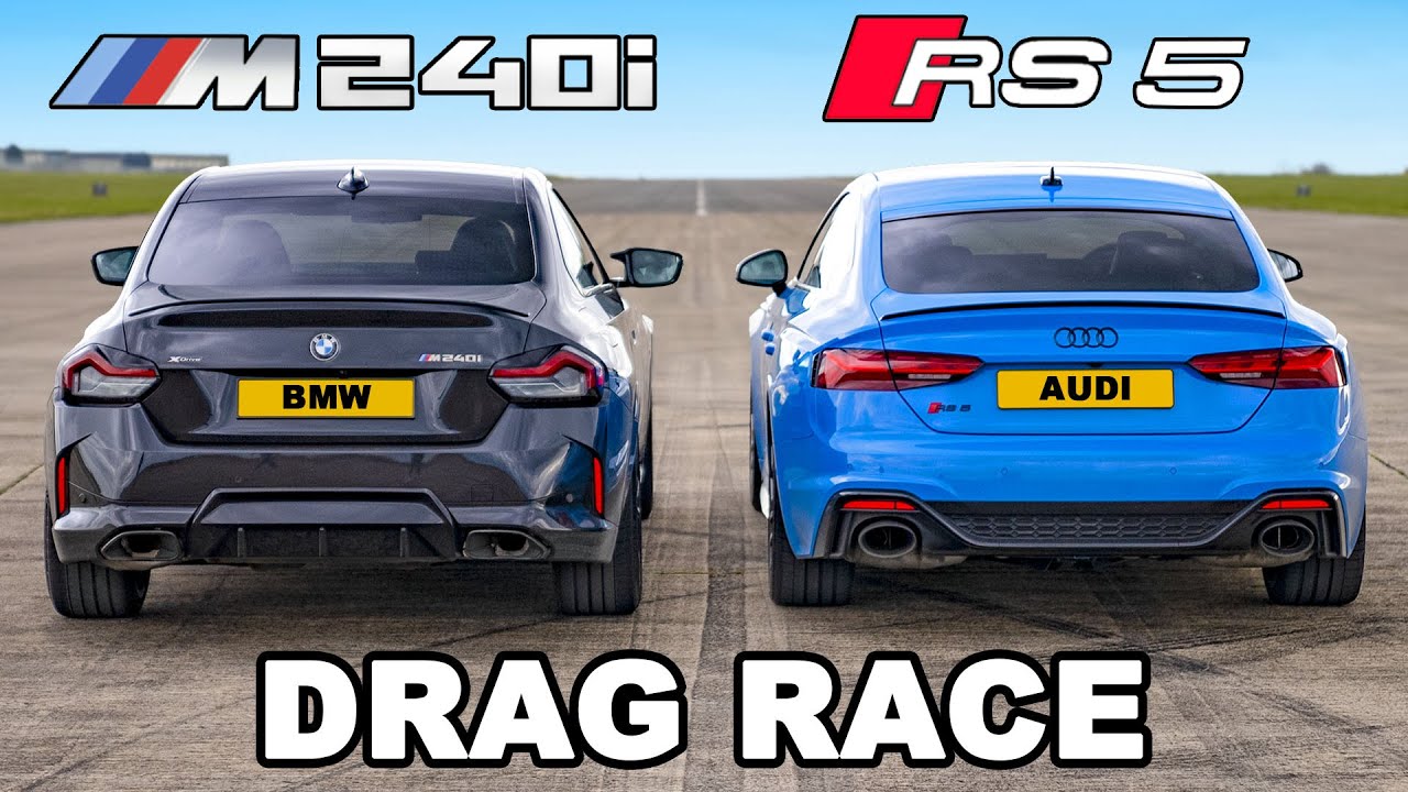 BMW M240i vs Audi RS5: DRAG RACE