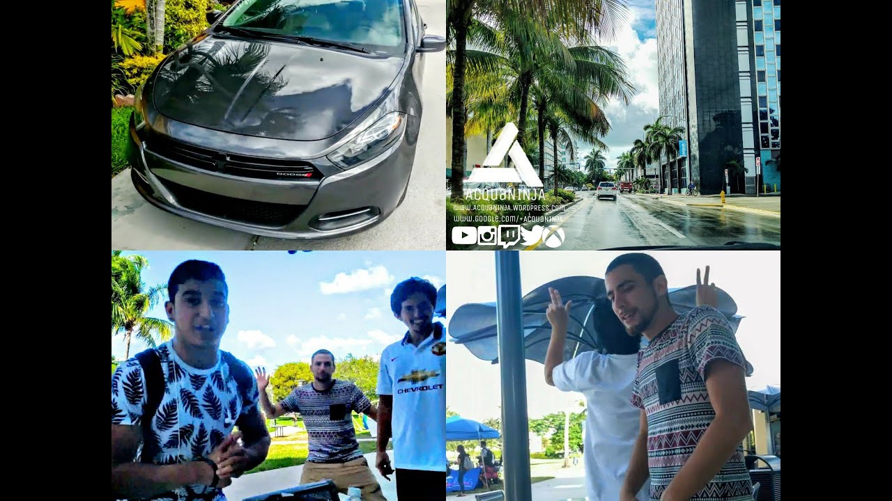AcquaVLOG VIII | Dodge Dart 2015, Freestyle Friday, #Glowstache, Gold Digger Prank