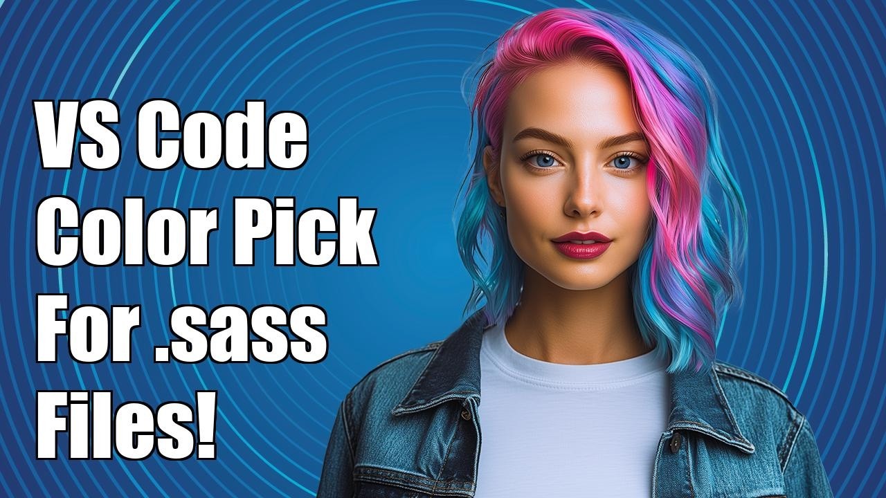 VS Code color picker for .sass files - YouTube