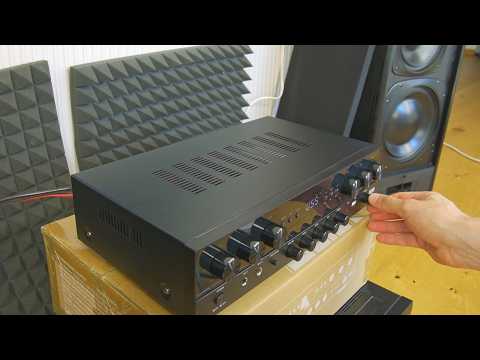 Donner MAMP6 amplifier sound & bass test - YouTube