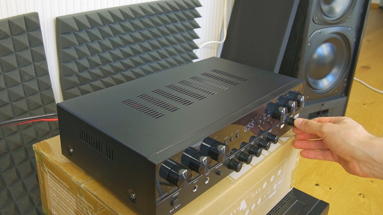 Donner MAMP6 amplifier sound & bass test - YouTube