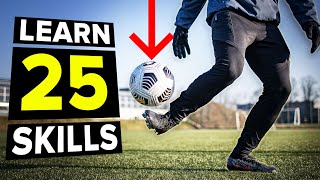 25 ways to control the ball in the air | Learn first touch skills