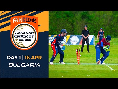 🔴 FanCode European Cricket Series Bulgaria, 2022 | Day 1 | T10 Live Cricket