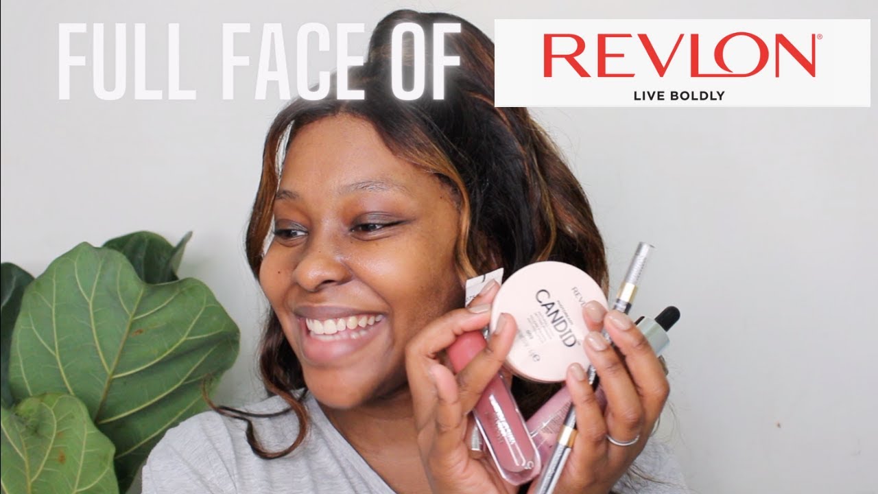 FULL FACE OF REVLON || AURA DANDELION SOUTH AFRICAN YOUTUBER