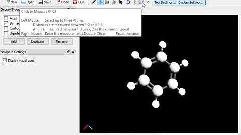 Avogadro: Manipulate & Measure