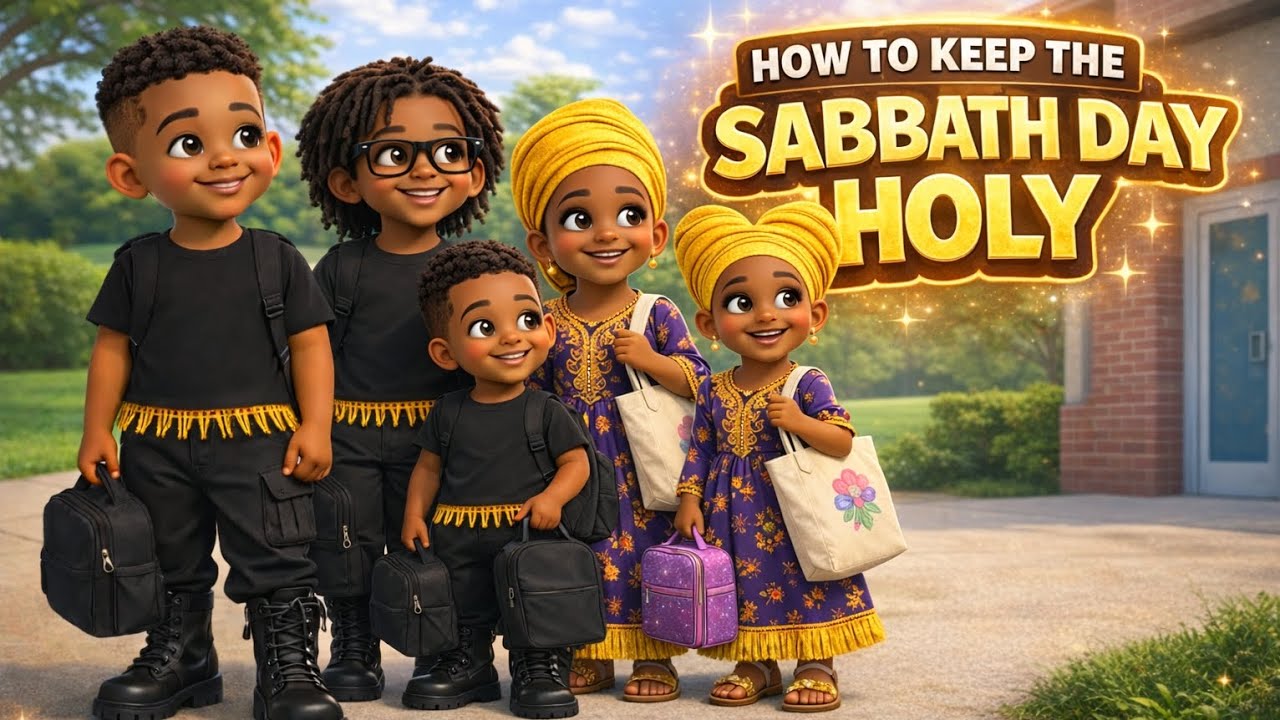How to Keep the Sabbath Day Holy | Bible Lesson for Kids (Exodus 20:8 KJV)