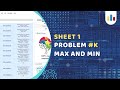 ICPC assiut sheet | Sheet 1 - Problem K | Max and Min | Problem solving