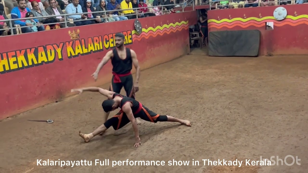 Kalaripayattu (Kalari) Full performance show in Thekkady Kerala, INDIA