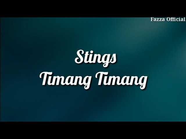 Stings - Timang Timang ( Lirik ) class=