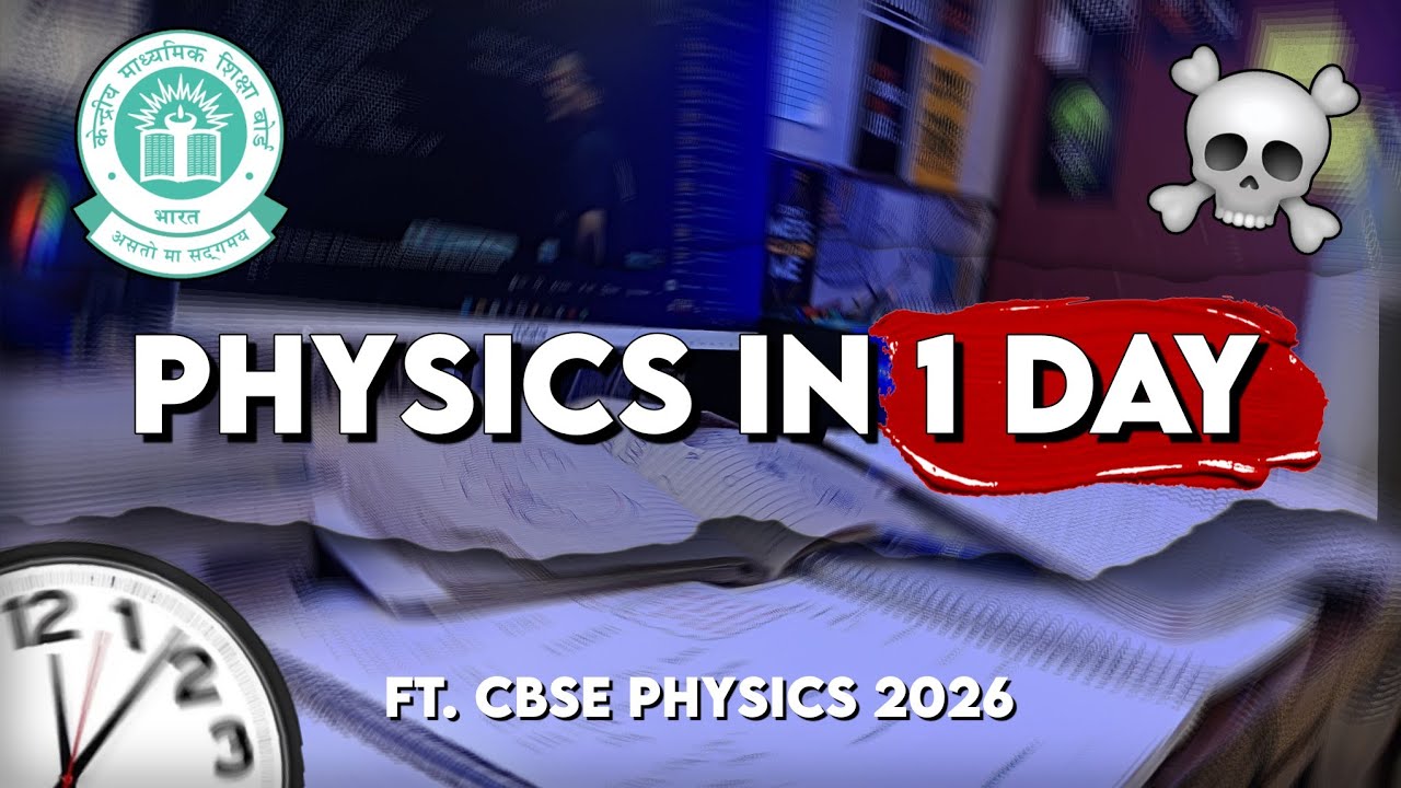 How I Score 68 Marks in Physics In 1 Day  | Score 60+ In Physics Boards