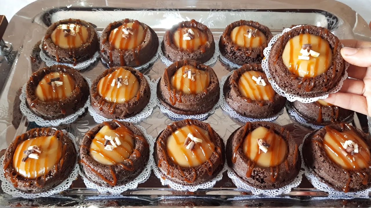 فرحي وليداتك وحضري ليهم ميني كيك خفاف وهشاش بكريمة الكراميل وبكمية وفيرة