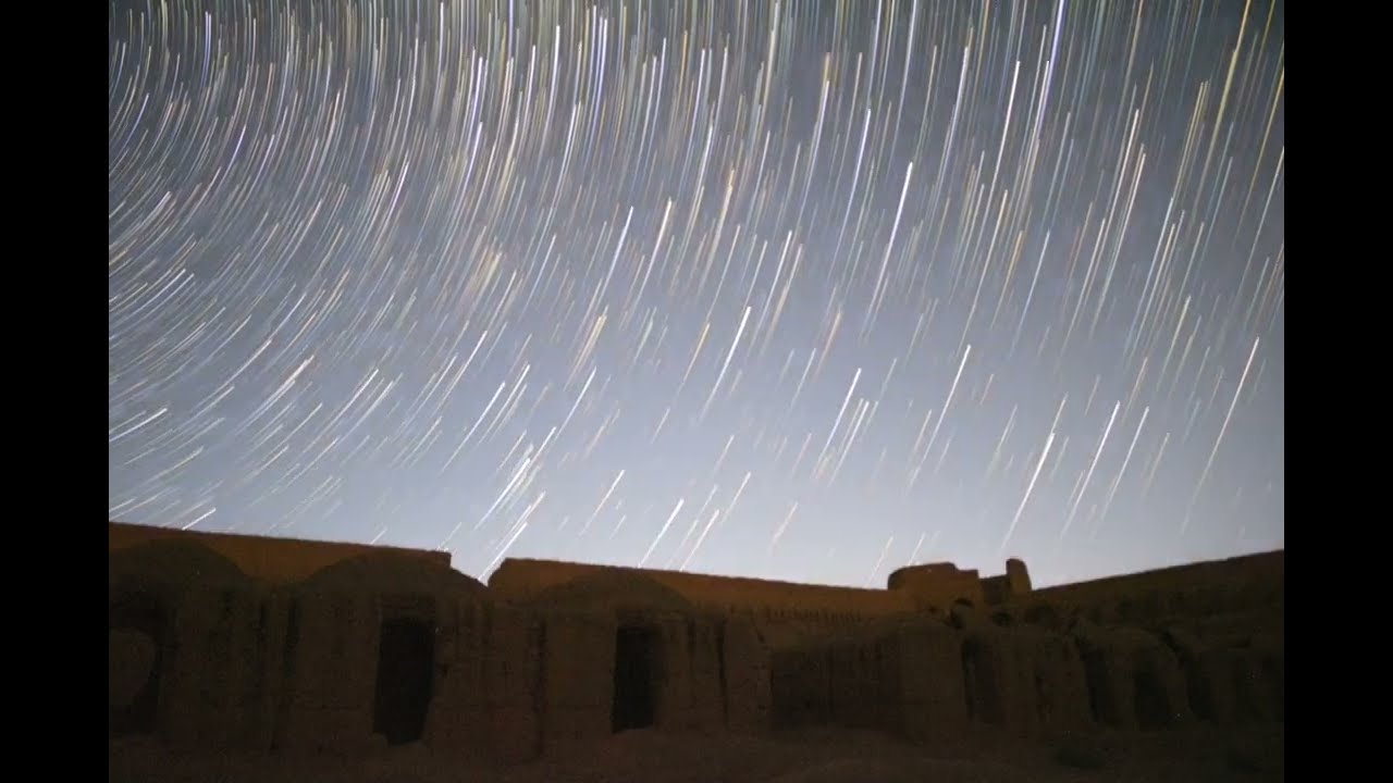 Star Trails Time-lapse, Iran