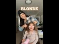 My 5 year old wants to go blonde  shorts hair vlog