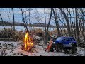 CAMP FIRE BY LAKE // CUSTOM RC TRX4M BRONCO TRAXXAS