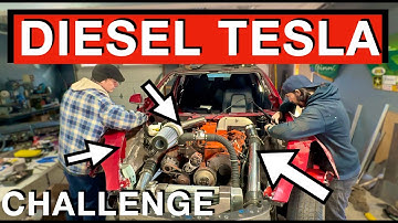 Building a DIESEL POWERED TESLA That can GO and STOP with 6 WHEELS