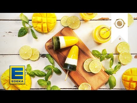 Eis-Pops selber machen I Mit Mango & Basilikum I EDEKA - Eis-Pops selber machen I Mit Mango & Basilikum I EDEKA