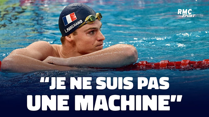 Léon marchand qui 4 eme au 200m brasse après un 400m 4 nages à la coupe du monde de petit bassin