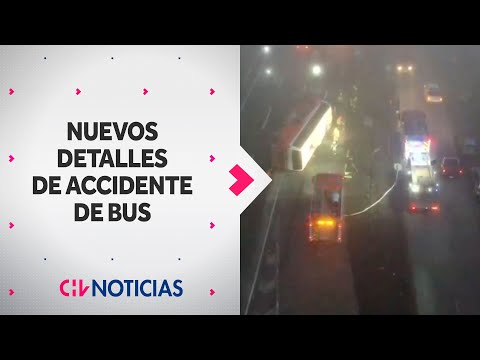REVELAN CAUSA de volcamiento de bus en Ruta 5 que iba con 47 pasajeros - CHV Noticias