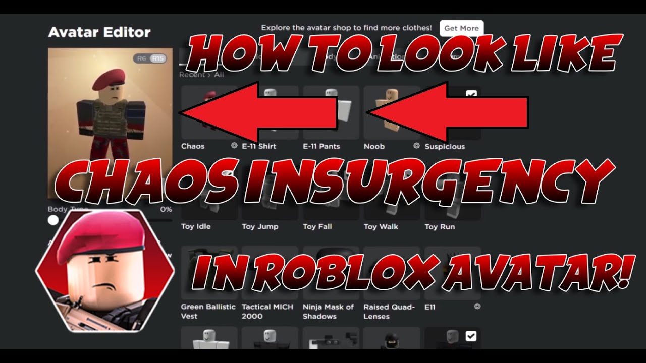 How To Change Your Roblox Avatar To Look Like Chaos Insurgency From Scp Roleplay Youtube - roblox chaos insurgency shirt