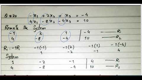 Business Math BB|MBA Ex # 3.3 Q 20 Gaussian Elimination Method Frank S Budnick 4th