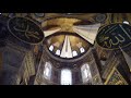 Visiting hagia sophia  istanbul  turkey