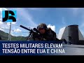 Testes militares elevam a tensão entre Estados Unidos e China