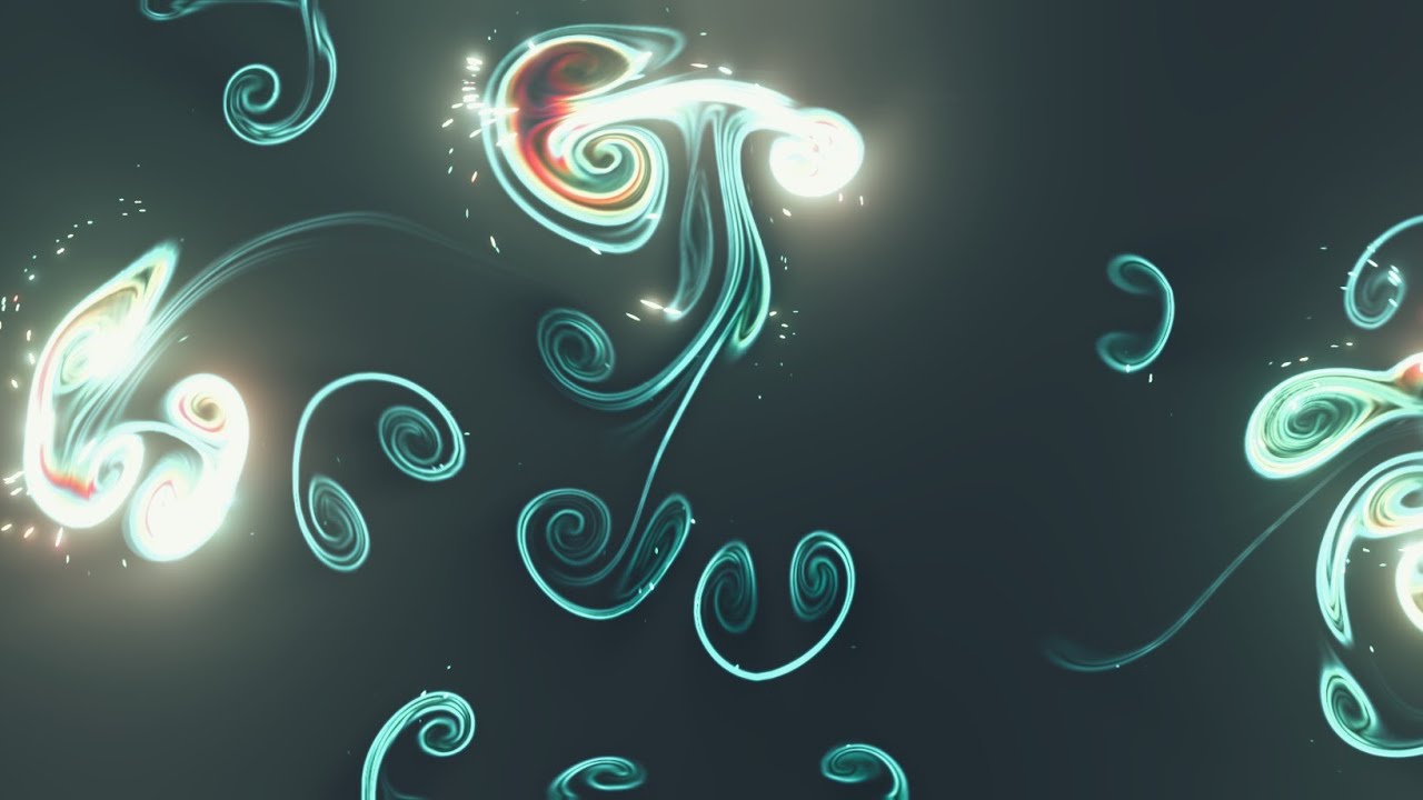 [20:9] Mesmerizing Neon Swirl Animation – Relaxing Abstract Motion Art for Meditation & Screen Saver