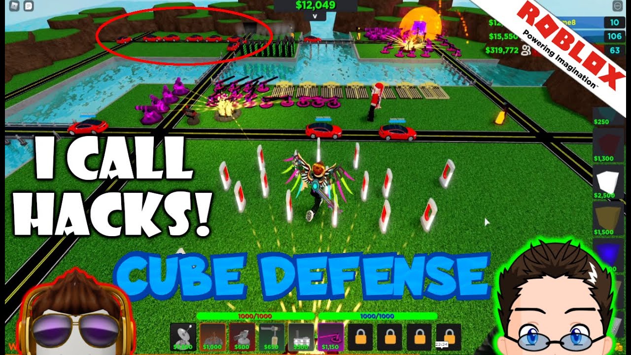 Roblox Cube Defense 2 Vs 2 We Fought The Dev And Top Youtuber Of Cube Defense Youtube - roblox cube defense wiki