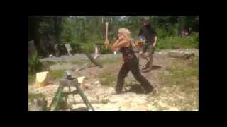 Tina axe throw