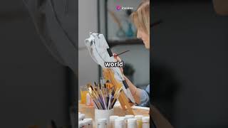 The Blind Painter: Seeing the World Through Art❤️😊