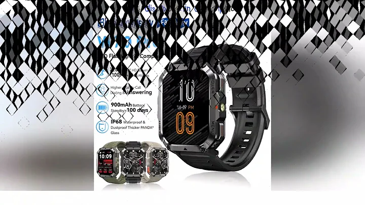 Latest Products You Must Know! Blackview W70 Pro Smartwatch 2.01'' Screen Bluetooth Voice Calling