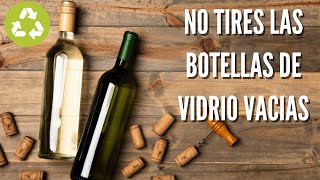 3 BOTELLAS DECORADAS | Recicla y Decora con Botellas de Vidrio | Manualidades Para Decorar