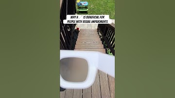 White Cane & Visual Impairments Demonstration #OrientationAndMobility #VisualImpairment #safety