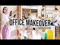 Office makeover  cosy aesthetic home office  from start to finish