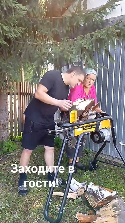 дровокол на сучках. отзывы champion China - YouTube