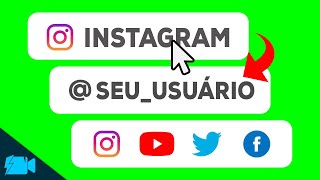 Green Screen INSTAGRAM, FACEBOOK, TWITTER e YOUTUBE [Escola para Youtubers]  6