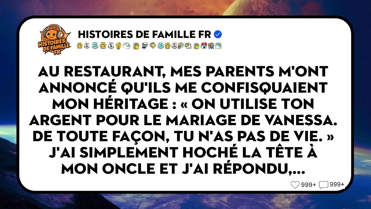 Mes Parents Veulent Utiliser Mon Argent Pour Le Mariage De Vanessa. J'ai Refusé Net.