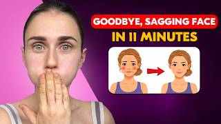 DO THIS FOR 11 MIN! LIFT A SAGGING FACE AND DEFINE YOUR JAWLINE!