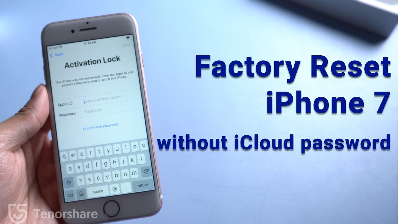 Factory Reset iPhone 25 without iCloud Password  For GSM