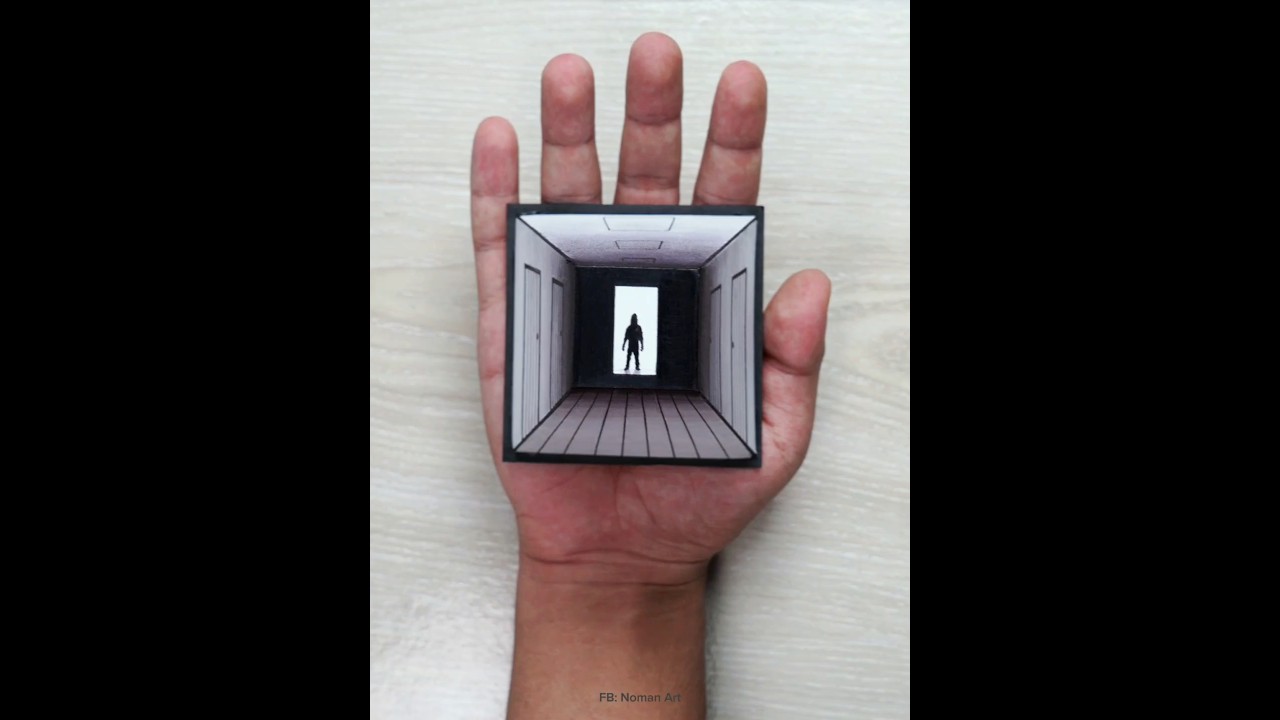 Easy Trick Art #shorts #Illusion #art #drawing #sketch