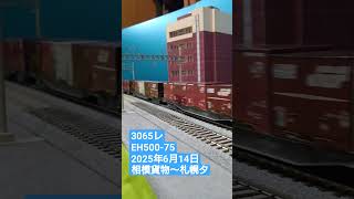 HOゲージ 3065レ 2025年6月14日  #貨物列車 #鉄道模型 #eh5003次型