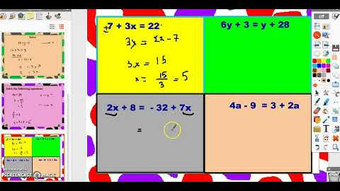 Solving 2 step equations - Transpose method Trick