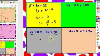 Solving 2 step equations - Transpose method Trick